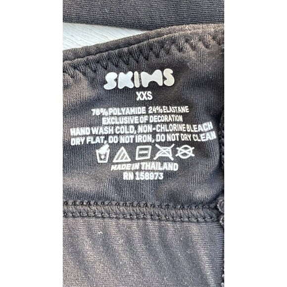 Skims Scoop Neck Bralette Bra BR-SCN-2025 Fit Everybody ONYX Kim Kardashian XXS - Picture 4 of 4